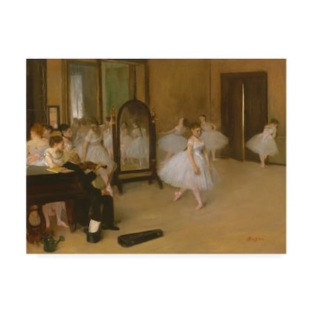 Edgar Degas 'The Dancing Class' Canvas Art,14x19